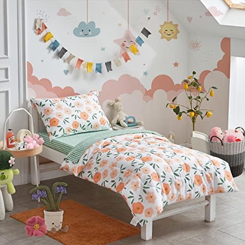 UOZZI BEDDING 4-Piece Toddler Bedding Set