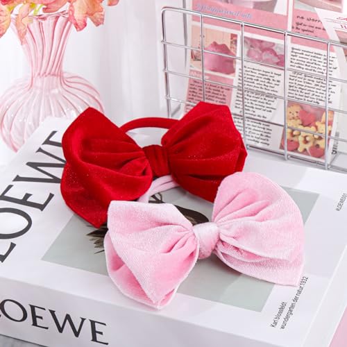 YanJie Velvet Bow Hairband for Baby Girls
