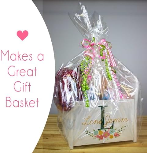 Personalized White Book Caddy with Butterflies and Flowers