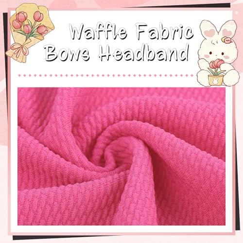 YanJie Baby Hair Bows Set in Pink Red Blue