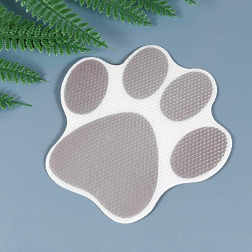 TOPBATHY 10pcs Dog Paws Anti-Slip Bathtub Decals