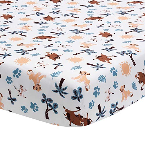 Lambs Ivy Lion King Crib Sheet Multicolor