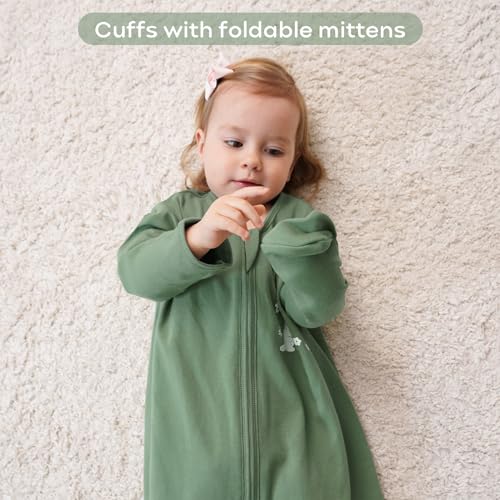 Yoofoss Baby Sleep Sack 0-6 Months 2-Way Zipper 100 Cotton