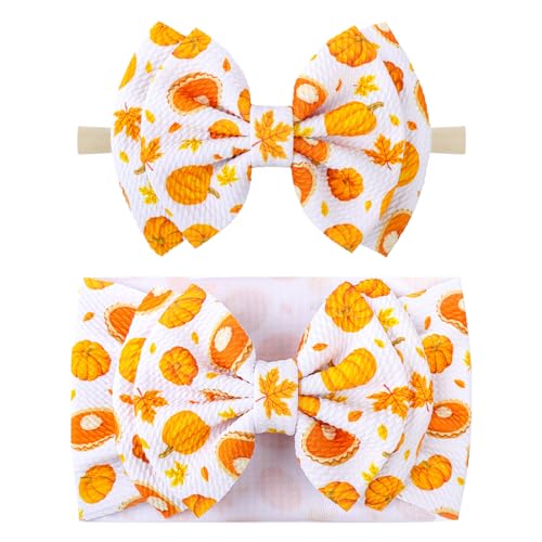 YanJie Thanksgiving Baby Girl Headbands Set of 2