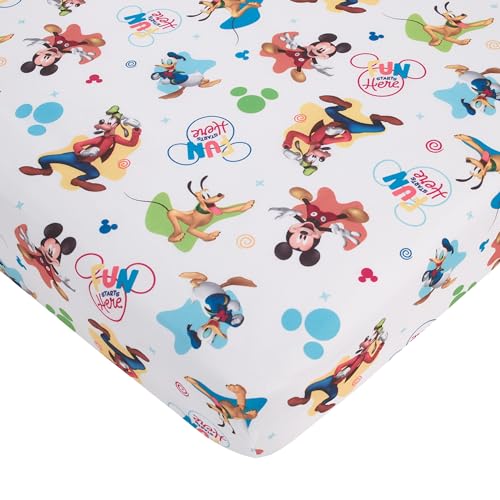 NoJo Disney Mickey Mouse Toddler Bed Set 4 Piece