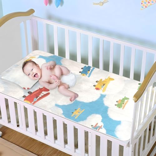 Cooling Baby Mattress Pad Protector 28x52 for Kids and Adults