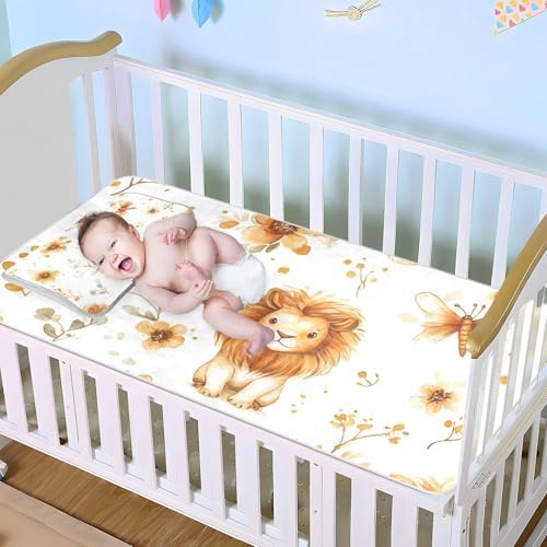 Cooling Baby Waterproof Crib Mattress Pad 28x52