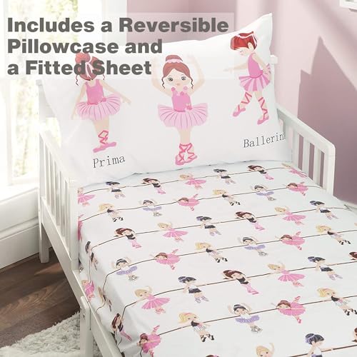 EVERYDAY KIDS Toddler Sheet Set - Ballerina Design
