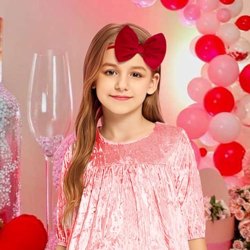 YanJie Velvet Bow Hairband for Baby Girls