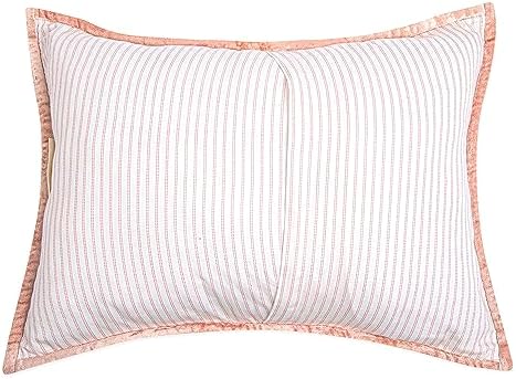 Crane Baby Velvel Pillow Pink 12x16