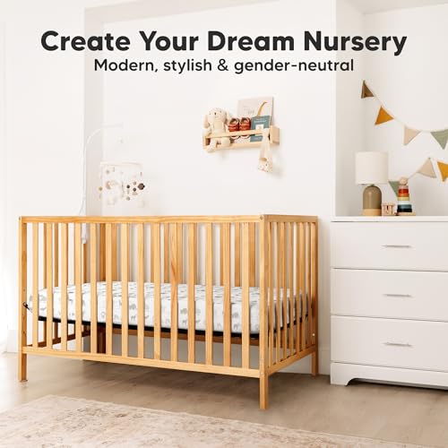 KeaBabies 2-Pack Fitted Crib Sheets - Soft Bamboo Cotton Breathable Durable