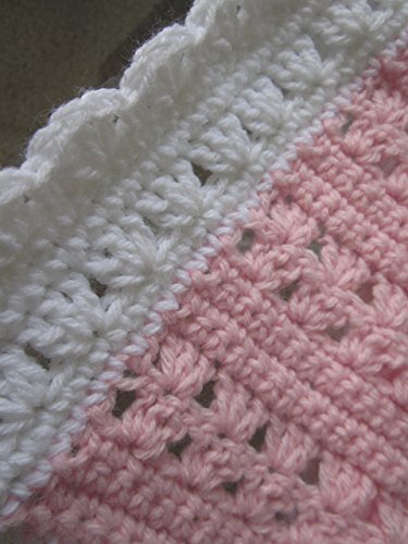 New Hand Crochet Baby Girl Blanket by Kims Crochet Designs 1