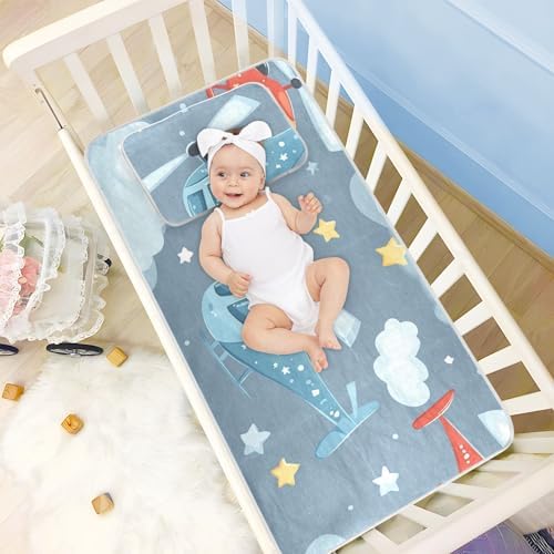 Cooling Baby Crib Mattress Pad 28x52 Inch Washable