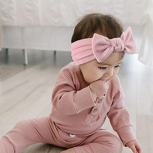 YanJie Soft Baby Headbands Bows for Girls