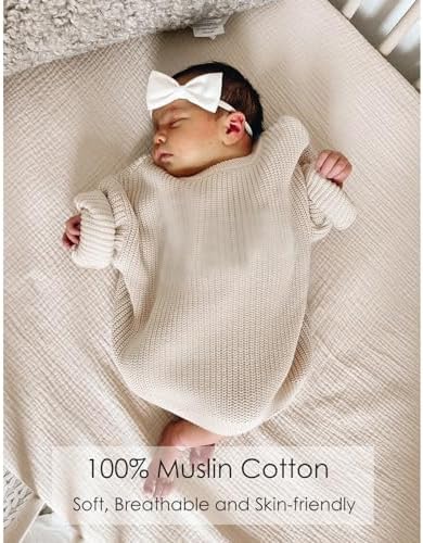 MairMore Muslin Crib Sheets for Baby Girls and Boys 1