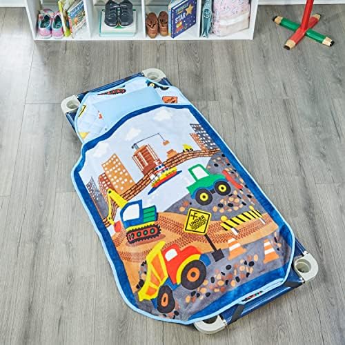 EVERYDAY KIDS Cot Nap Mat with Pillow and Blanket