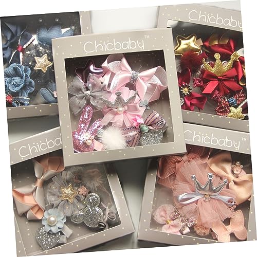 BESTonZON 10pcs Hairpin Bowknot Headwear Set for Kids