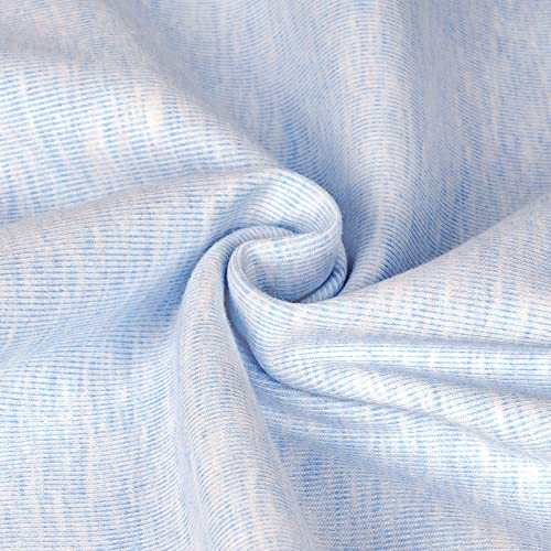 Zenssia Organic Cotton Toddler Pillowcase Pack of 2 13x18 Inches Solid Blue