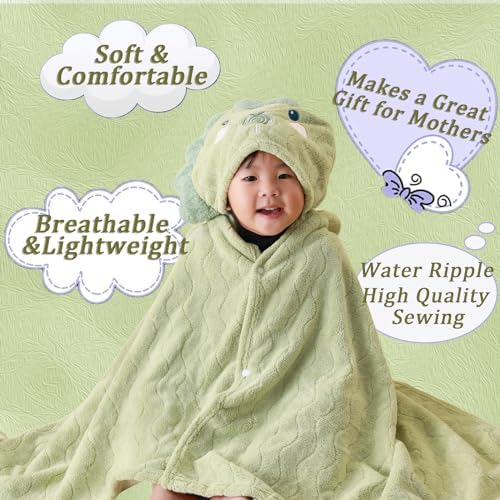 Toddler Bath Towel Set 2 Pack Soft Hooded Towels for Kids