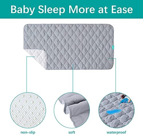 Biloban Waterproof Crib Mattress Protector 2 Pack