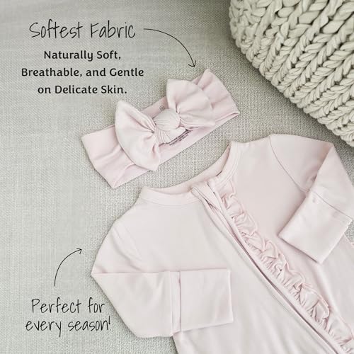 Caden Lane Pale Pink Bamboo Viscose Headwrap