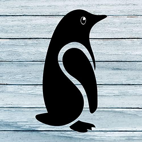 Penguin Silhouette Wall Decals - Car Window Tumbler Laptop Stickers