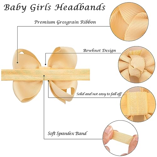 CLLOT Baby Girls Hair Bows Headbands Pack of 20