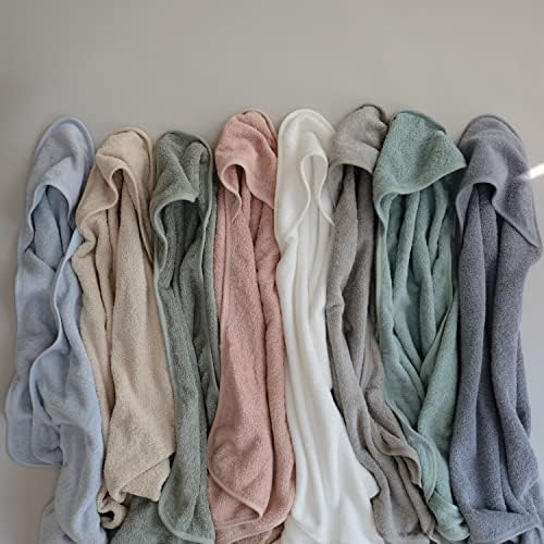 Mushie Baby Hooded Towel Organic Cotton Blush