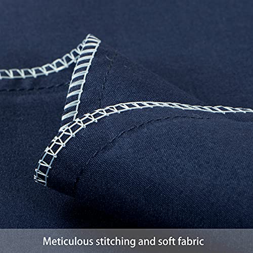 FLXXIE 2 Pack Navy Microfiber Toddler Pillowcases