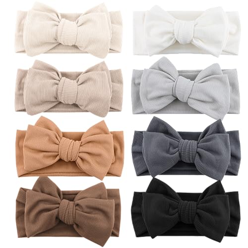Niceye Baby Girl Headbands with Bows for Newborn to Toddler