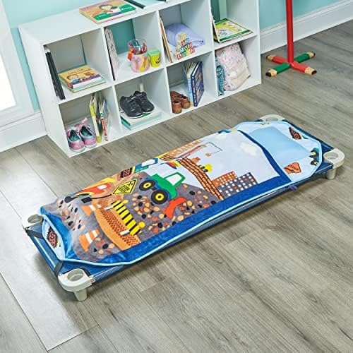 EVERYDAY KIDS Cot Nap Mat with Pillow and Blanket