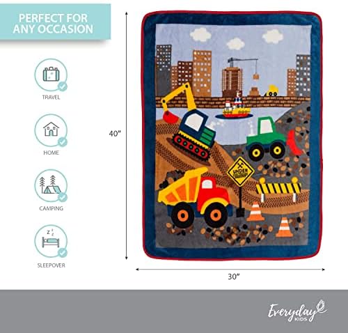 EVERYDAY KIDS Toddler Throw Blanket 30x40