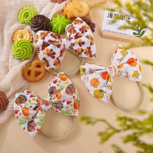 YanJie Thanksgiving Baby Hair Bows for Girls