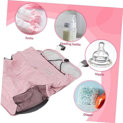 BESTonZON Diaper Caddy Bag Hanging Storage for Crib Stroller and Bed