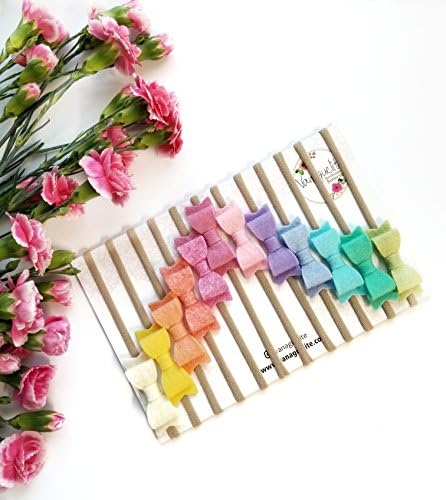 Vanaguelite Baby Girl Headbands Rainbow Set