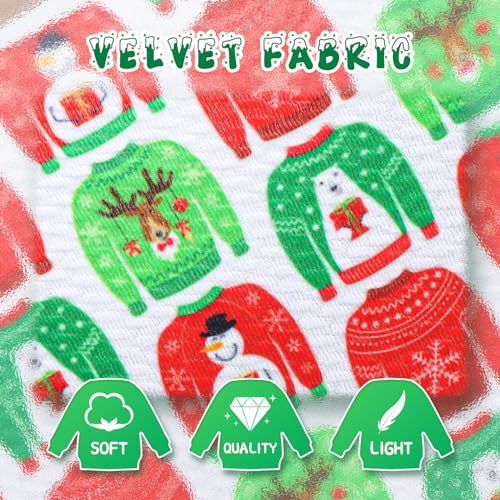 YanJie Christmas Baby Bows Red Green Headbands for Newborn Girls