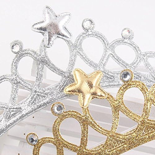 DANMY Baby Girl Elastic Headband with Glitter and Rhinestone 1