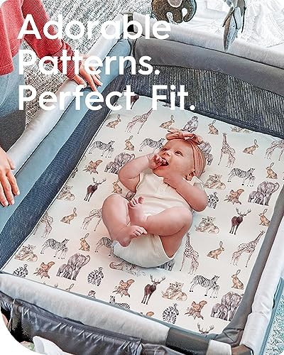 TotBasic Ultra Soft Mini Crib Sheets 2 Pack