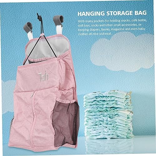 Strong Durable Hanging Storage Bag for Crib Bed Stroller
