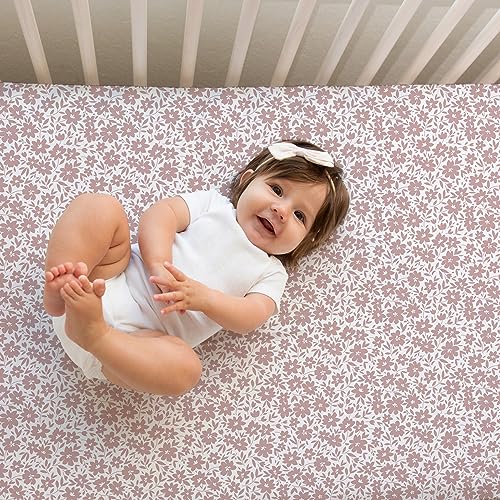 Sorrel Fern Crib Sheets Neutral 2 Pack