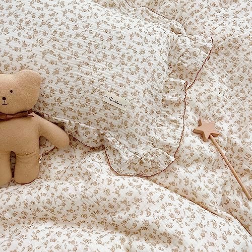 BuLuTu 4-Layer Muslin Cotton Toddler Pillowcase